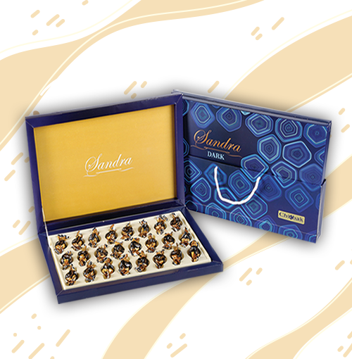 شکلات کادویی ساندرا گل دارک